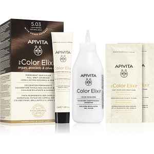 Apivita My Color Elixir barva na vlasy bez amoniaku odstín 5.03 Light Brown Natural Gold 1 ks