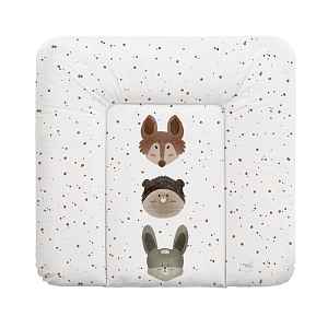 CEBA BABY Podložka přebalovací měkká střední (75x72) Basic Cute Animals