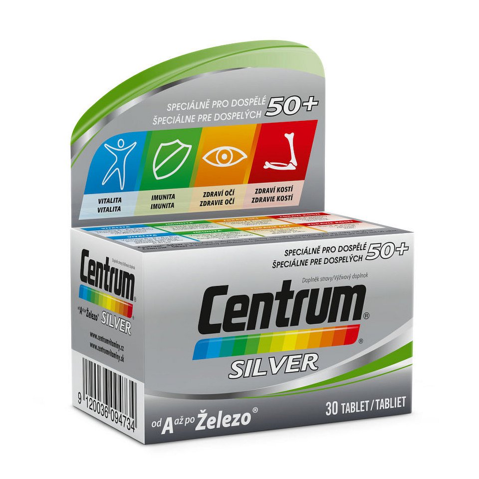 Centrum SILVER s Multi-Efektem 30 tablet 50+