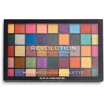 Makeup Revolution Maxi Reloaded Palette paletka pudrových očních stínů odstín Dream Big 60,75 g
