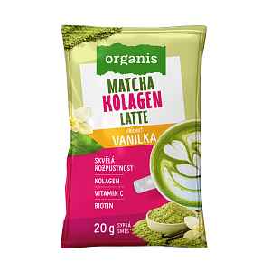 Organis Kolagen Matcha Latte vanilka 20 g