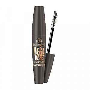 Dermacol Mega Lashes Dramatic Look řasenka pro objem a natočení řas odstín Black 13 ml