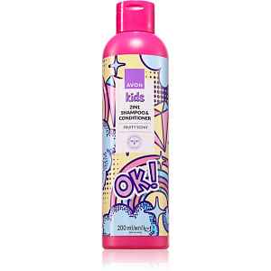 Avon Kids Fruit šampon a kondicionér 2 v 1 200 ml