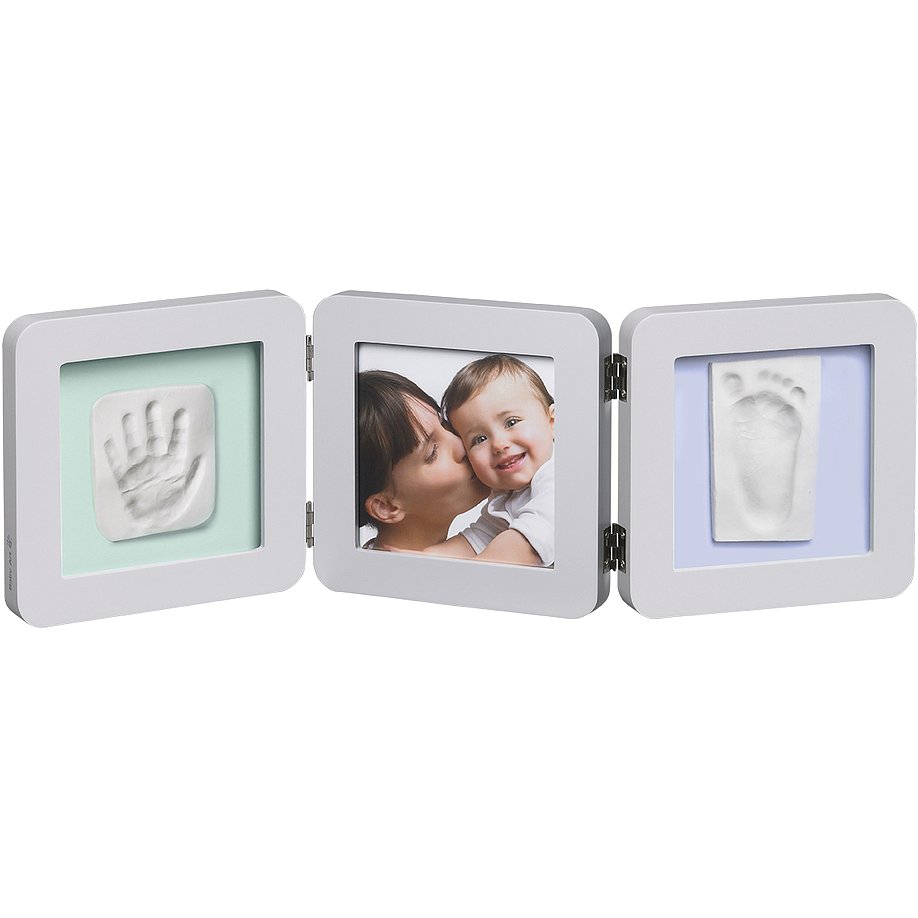 BABY ART Dvojitý rámeček na otisky + foto – Pastel
