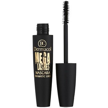 Dermacol Mega Lashes Dramatic Look řasenka pro objem a natočení řas odstín Black 13 ml