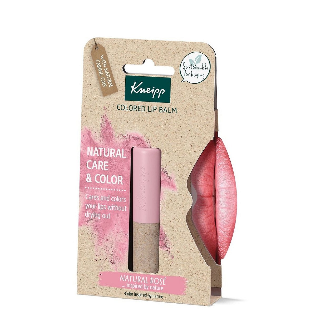 Kneipp Balzám na rty Natural Rosé 3,5 g