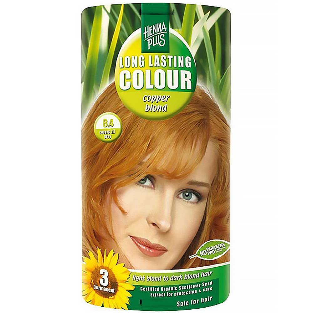 HENNA PLUS Přírodní barva na vlasy MĚDĚNÁ BLOND 8.4 100 ml