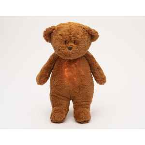 Moonie The Humming Friend 2.0 Organic Caramel usínáček s melodií 1 ks