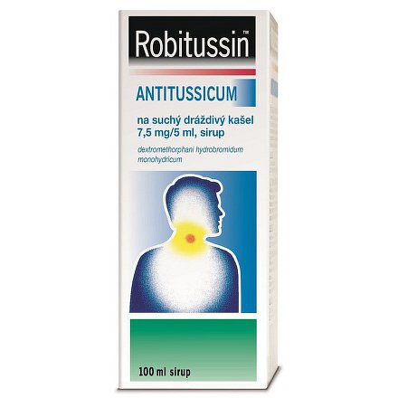 Robitussin Antitussi.suchý kaš.perorální sirup 100 ml/ 150 ml