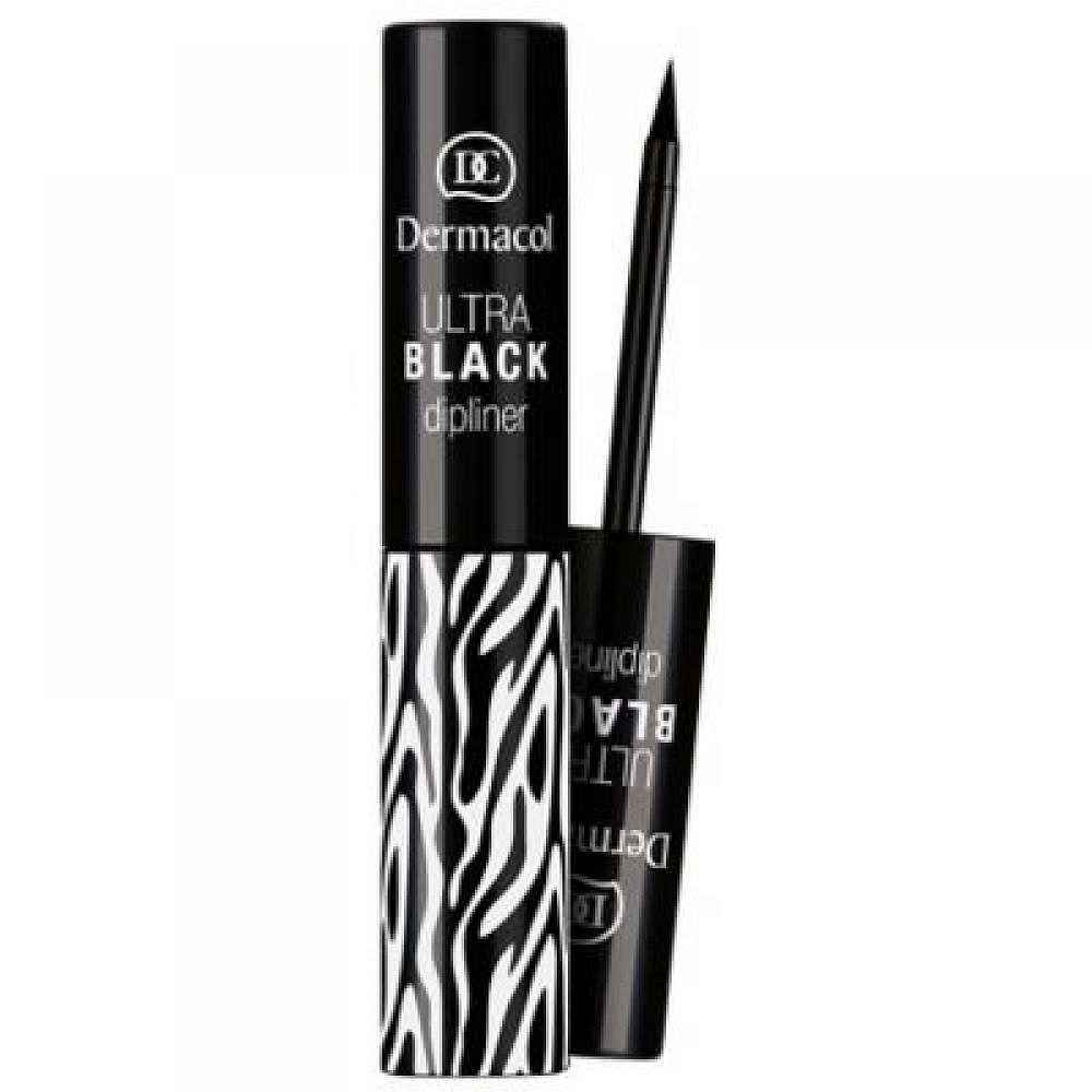 Dermacol Ultra Black Eyeliner tekuté oční linky Black 2,8 ml