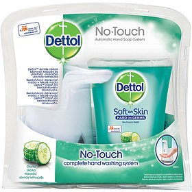 Dettol dávkovač mýdla + náplň Svěží okurka 250 ml