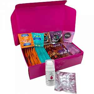 Sexy Elephant Sada ochucených kondomů – Tasty pack (72 ks)