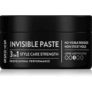 Syoss Invisible Hold transparentní stylingová pasta pro středně silnou fixaci 100 ml
