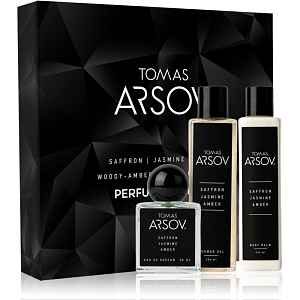 Tomas Arsov Saffron Jasmine Amber Parfume Gift Set dárková sada unisex 3 ks