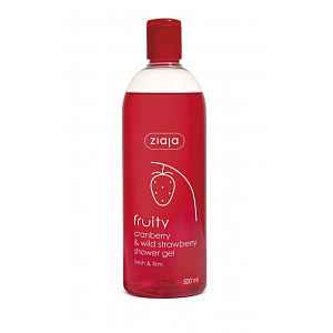 Ziaja Fruity Sprchový gel brusinka & lesní jahoda 500 ml