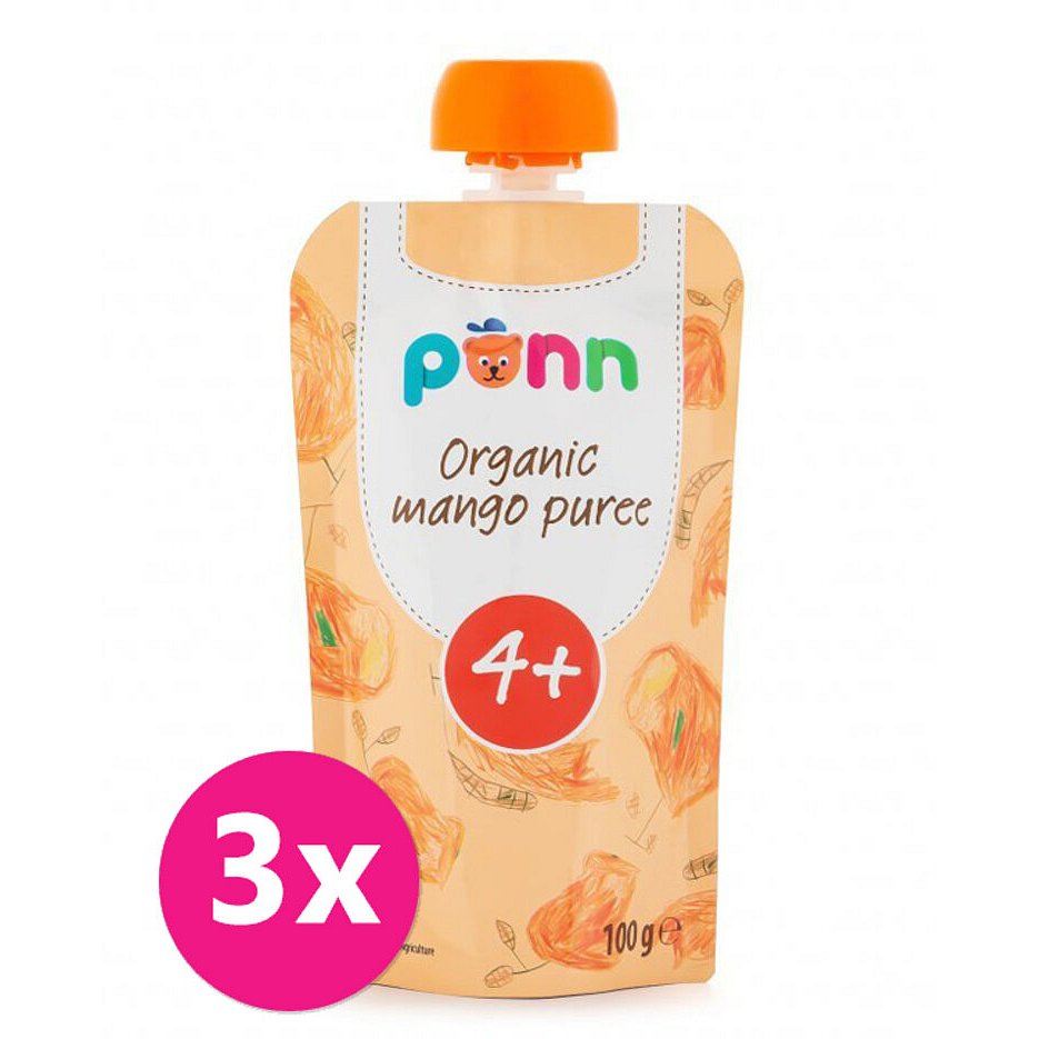 3x SALVEST Põnn BIO Mango 100 % (100 g)