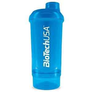 BioTech USA Wave + Compact 500 ml + 150 ml modrá