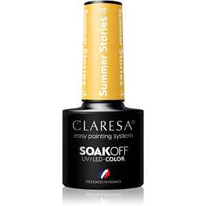 Claresa SoakOff UV/LED Color Summer Stories gelový lak na nehty odstín 4 5 g