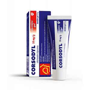 Corsodyl 10 mg/g dentální gel 50 g