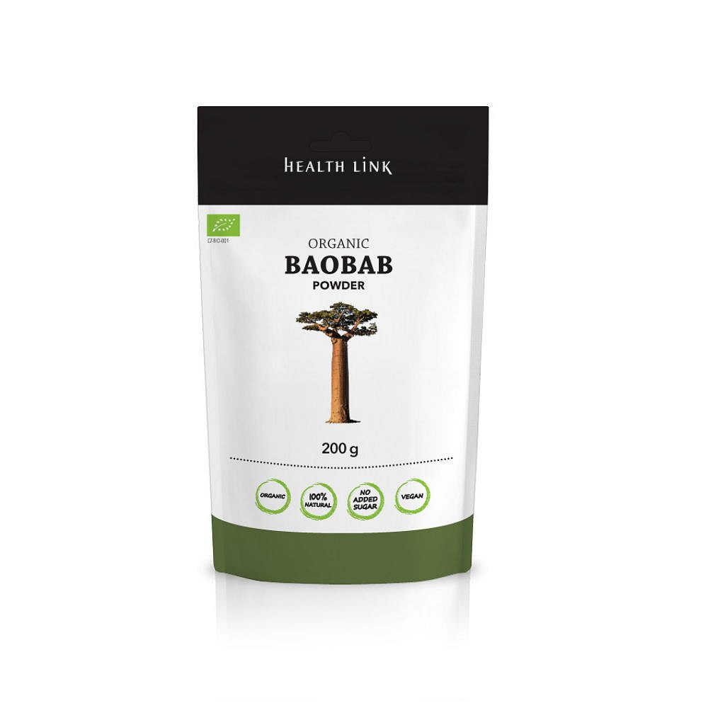 HEALTH LINK Prášek Baobab 200 g BIO