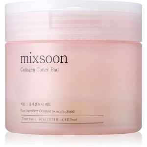 mixsoon Collagen tonizační polštářky pro rozjasnění a vyhlazení pleti 110x1 ks