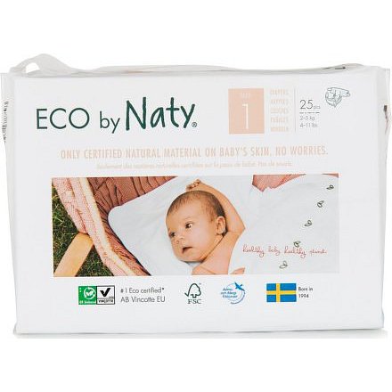 Plenky Naty Newborn 2 - 5 kg (25 ks)