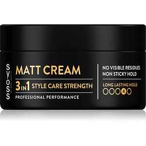 Syoss Matt Cream matující stylingová pasta pro fixaci a tvar 100 ml