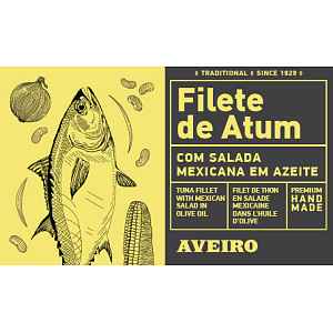 Aveiro Mexický salát s filety z tuňáka v olivovém oleji 120g