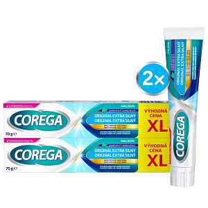 Corega Original Extra silný fixační krém 70g - balení 2 ks