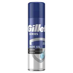 Gillette Series Charcoal čisticí gel na holení s dřevěným uhlím 200 ml