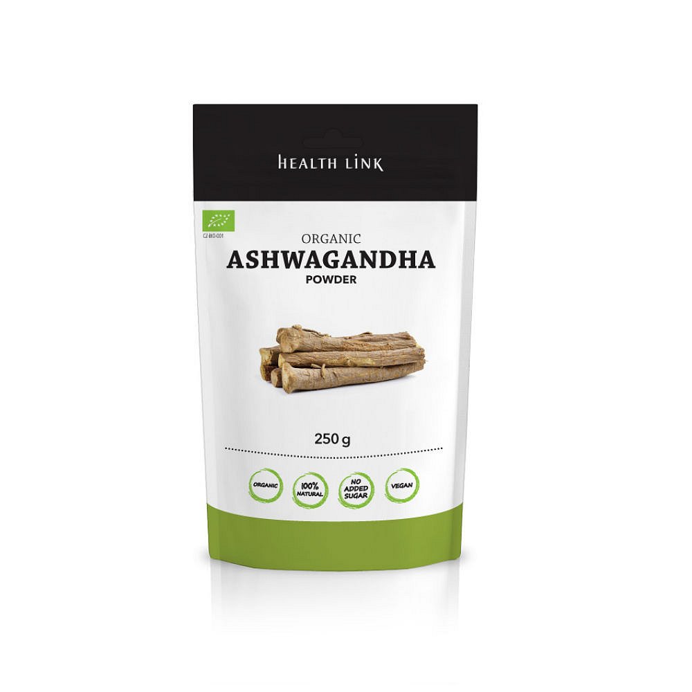 HEALTH LINK Prášek Ashwagandha 250 g BIO