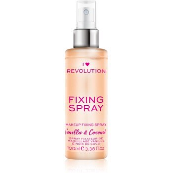 I Heart Revolution Fixing Spray fixační sprej na make-up s vůní Vanilla & Coconut 100 ml