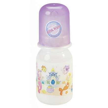 BABY NOVA Lahev PP s potiskem 125ml 46000