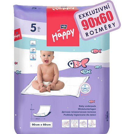 Bella Baby Happy 5 ks. podložky hygienické