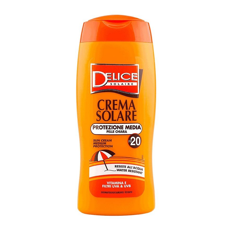 Delice Solaire Sun Cream Medium Protect SPF20 opalovací krém 250 ml