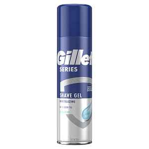 Gillette Series Revitalizing gel na holení se zeleným čajem 200 ml