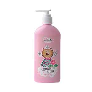 Krémové tekuté mýdlo pro děti Pink Elephant Cream Soap Kitty Lucy - 250 ml