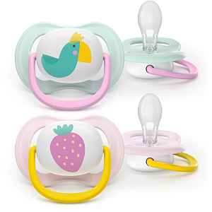 Philips Avent Ultra Air SCF080/24 0-6 m dudlík Girl 2 ks