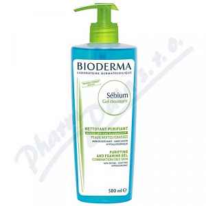 BIODERMA Sébium Gel Moussant - čistící gel na akné 500ml