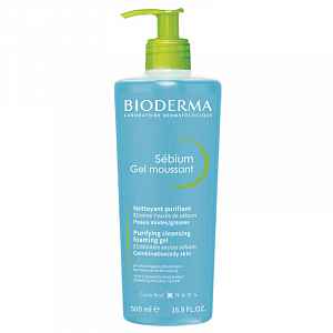 BIODERMA Sébium Gel Moussant - čistící gel na akné 500ml