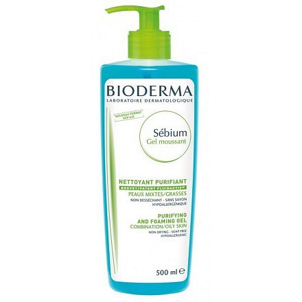 BIODERMA Sébium Gel Moussant - čistící gel na akné 500ml