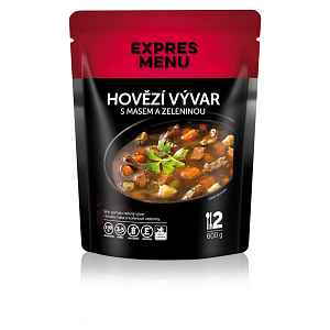 EXPRES MENU Hovězí vývar se zeleninou 2 porce
