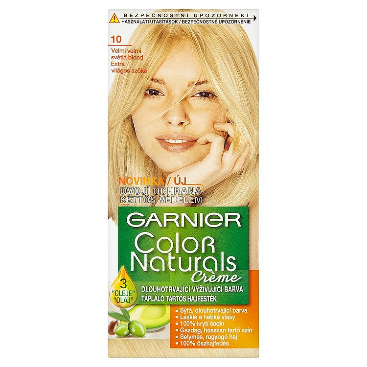 Garnier Color Naturals Crème dlouhotrvající vyživující barva velmi velmi světlá blond 10