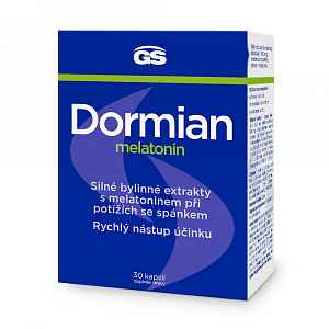 GS Dormian melatonin 30 kapslí