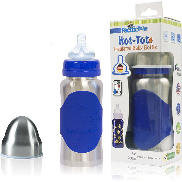 PACIFIC BABY Hot-Tot Termoska 200 ml modrá/stříbrná