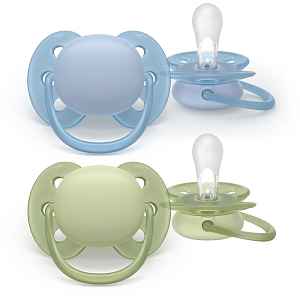 Philips Avent Ultrasoft SCF091/37 0-6 m dudlík Boy 2 ks