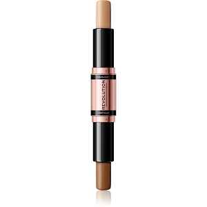 Revolution Fast Base oboustranná konturovací tyčinka odstín Medium 2x4.3 g