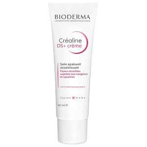 Bioderma Čisticí a zklidňující krém Crealine DS+ (Cleansing and Soothing Cream) 40 ml