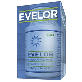 Evelor Resveratrol 50 mg tobolky 90