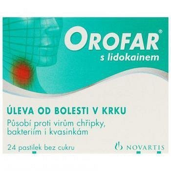 Orofar 1mg/1mg pastilky 24ks